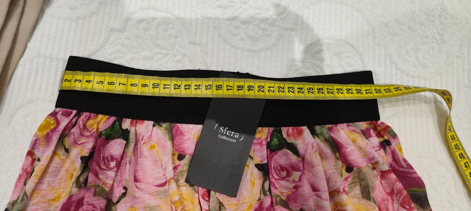 Falda floral Sfera nueva con etiqueta cintura elástica M verano – photo 7